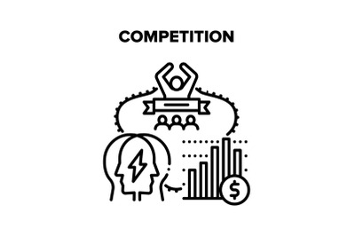 Competition Vector Black Illustration