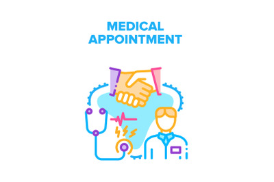 Medical Appointment Clinic Vector Concept Color