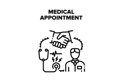 Medical Appointment Clinic Vector Concept