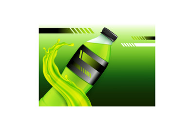 Sport Isotonic Drink Promotional Poster Vector