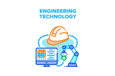 Engineering Technology System Vector Concept Color