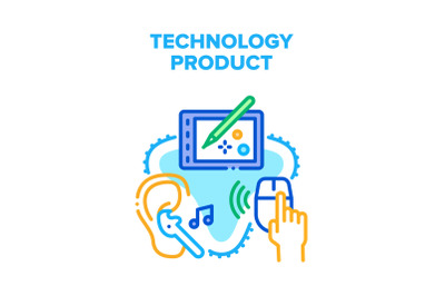 Technology Product Devices Vector Concept Color