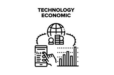 Technology Economic Finance Vector Concept