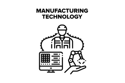 Manufacturing Technology Vector Concept