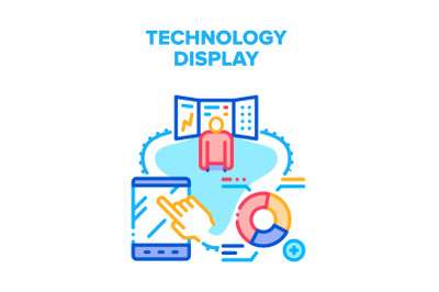 Technology Display Device Vector Concept Color