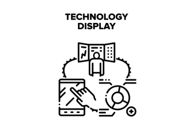 Technology Display Device Vector Concept