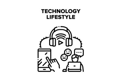 Technology Digital Lifestyle Vector Concept