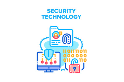 Security Digital Technology Vector Concept Color