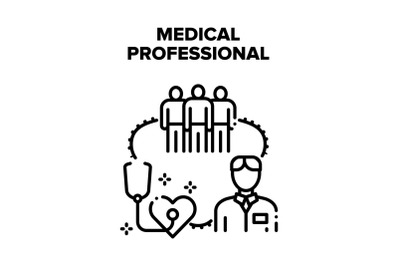 Medical Professional Team Vector Concept