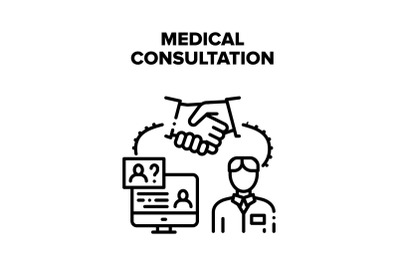 Medical Consultation Advise Vector Concept