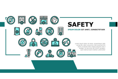 Child Life Safety Landing Header Vector