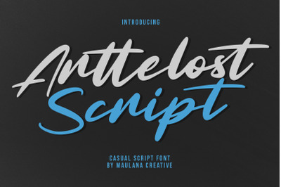 Arttelost Casual Script Font