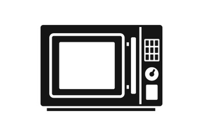 Microwave icon, simple style