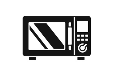 Modern microwave icon, simple style