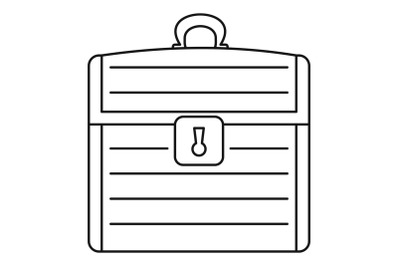 Dower icon, outline style