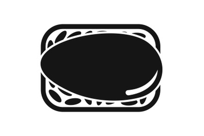 Japan sushi icon, simple style