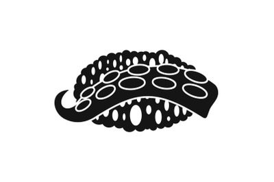 Octopus sushi icon, simple style