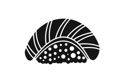 Sake sushi icon, simple style