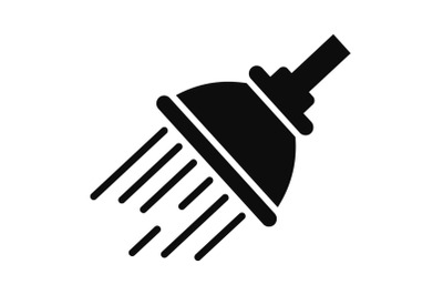 Air cleaning seat icon, simple style