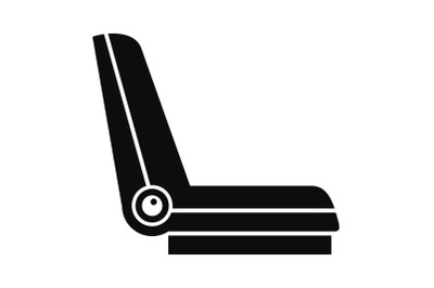 Car seat icon, simple style