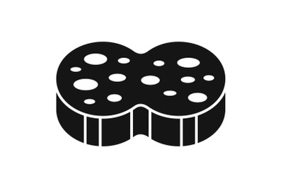 Sponge wash icon, simple style
