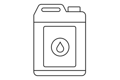 Cleanning car solution icon, outline style