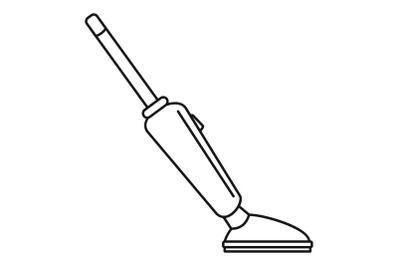 Car vacuum cleaner icon, outline style