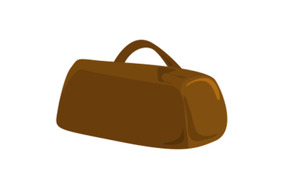 Hand bag icon, cartoon style