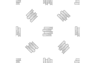 Library pattern seamless vector