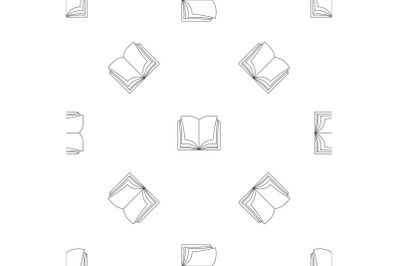 Schoolbook pattern seamless vector