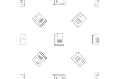 Story book pattern seamless vector