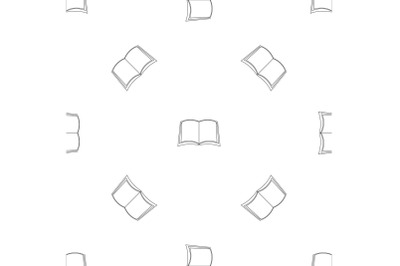 Narative book pattern seamless vector