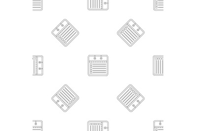 Office calendar pattern seamless vector