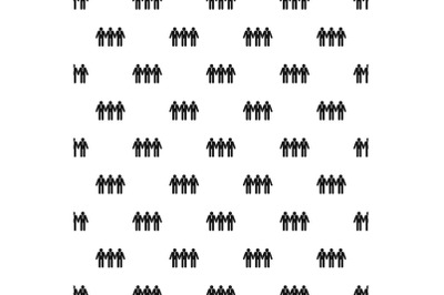 Community pattern seamless vector