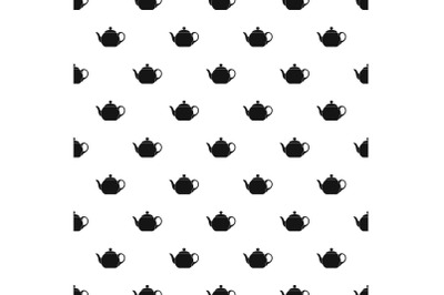 Big teapot pattern seamless vector