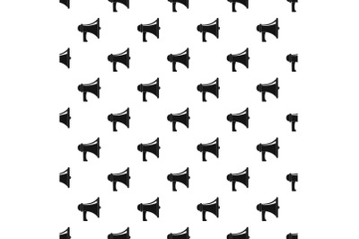 Professional megaphone pattern seamless vector