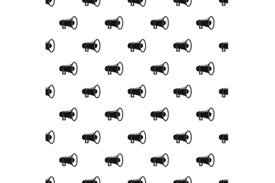 Sound of megaphone pattern seamless vector