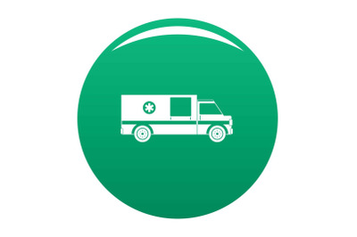 First aid icon vector green