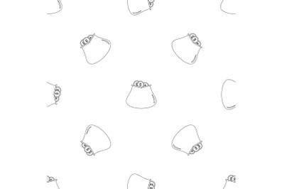 Money bag pattern seamless vector