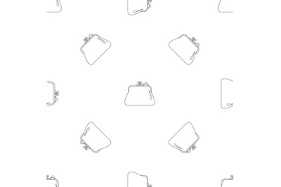 Small wallet pattern seamless vector