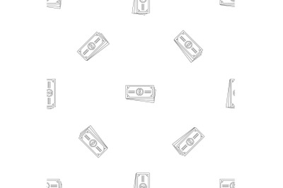 Dollar cash pattern seamless vector