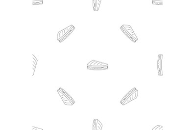 Pie pattern seamless vector