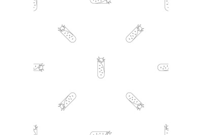 Shaurma pattern seamless vector