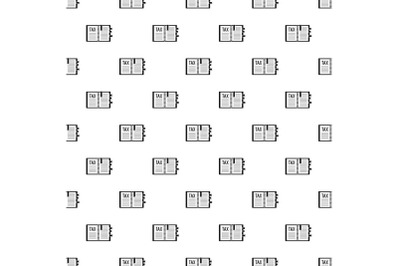 Book of tax pattern seamless vector