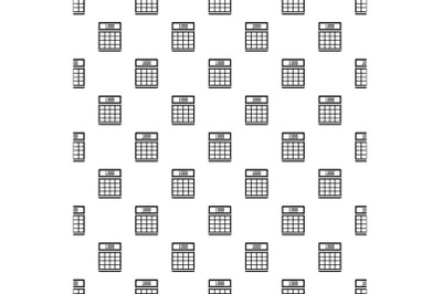 Tax calculator pattern seamless vector