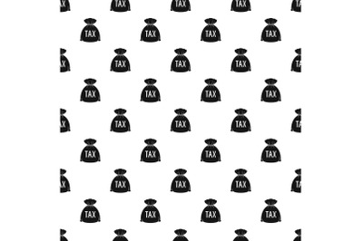 Money bag pattern seamless vector