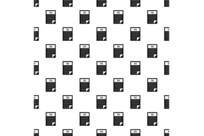 Tax sheet pattern seamless vector