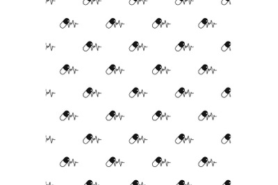 Capsule pattern seamless vector