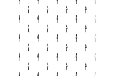 Skirt zip pattern seamless vector