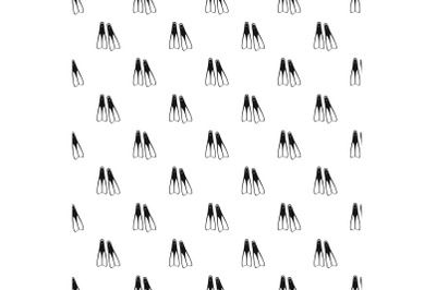 Flippers pattern seamless vector